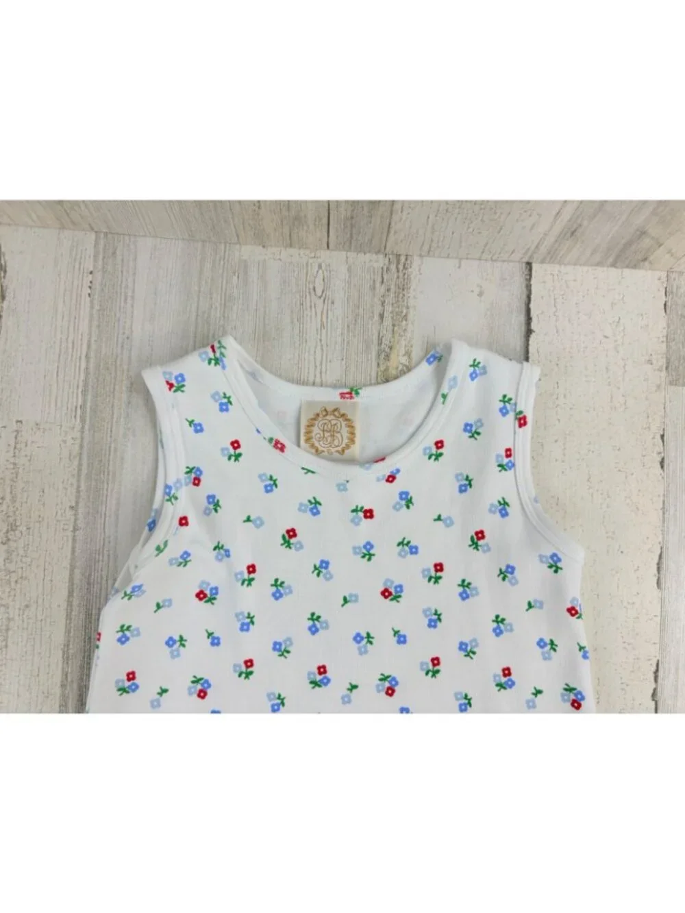 The Beaufort Bonnet Company Polly Play Dress Sz 8 Myers Park Mini Floral